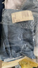 無(wú)印良品（MUJI）Walker 女式 易干 半長(cháng)收腿褲 BIG04A3S 打底褲 藍色 M 曬單實(shí)拍圖
