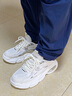 森馬男鞋春季2026新款厚底增高跑步鞋男士氣墊減震運動(dòng)鞋休閑老爹潮鞋 白 42 曬單實(shí)拍圖