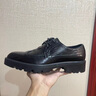 IYUZ品牌輕奢男鞋真皮新款高端商務(wù)結婚皮鞋子鞋男百搭黑色休閑鞋男 黑色-高端男鞋 42 曬單實(shí)拍圖