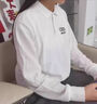 訊印衣工作服定制POLO衫長(cháng)袖印logo秋冬工衣企業(yè)團體文化廣告衫T恤訂制 更多款式定做請聯(lián)系客服 L 曬單實(shí)拍圖