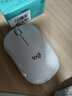 羅技（Logitech）M240無(wú)線(xiàn)藍牙鼠標 靜音輕音商務(wù)辦公人體工學(xué)設計便攜平板適用（Mac/iPad/筆記本）M221升級版 M240 白色-藍牙款 曬單實(shí)拍圖