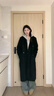 GARNUO高級感黑色毛呢外套女2025秋冬新款小個(gè)子中長(cháng)款加厚正肩呢子大衣 黑色【常規內里】 S 【80-100斤】 曬單實(shí)拍圖