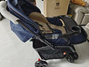 好孩子（gb）C400 嬰兒車(chē)可坐可躺雙向遛娃高景觀(guān)易折疊寶寶嬰兒推車(chē) 藏青 曬單實(shí)拍圖