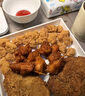 華都食品 牙簽肉 2斤 雞胸肉炸雞半成品奧爾良風味 燒烤空氣炸鍋食材 曬單實拍圖
