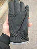 UOSO騎行手套男士防寒防風(fēng)防水加絨加厚手襪冬天保暖可觸屏輕暖手套 黑色 【防水 可觸屏】 均碼 曬單實(shí)拍圖
