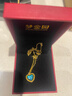 夢(mèng)金園 黃金項鏈 海洋之心愛(ài)心5D硬金足金套鏈 送女友生日禮物 45cm-約5.65g-克重多退少補 曬單實(shí)拍圖