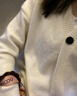 翊尚美針織衫女春秋季新款V領(lǐng)開(kāi)衫外套小個(gè)子寬松慵懶風(fēng)軟糯毛衣米白色 曬單實(shí)拍圖