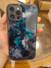 俏皮畫 蘋果16promax手機殼新款云層iphone15plus鏡頭全包簡約防摔玻璃保護套 升級款自帶鏡頭膜【亮面玻璃殼】藍(lán)色藝術(shù)感云層 蘋果16ProMax 曬單實拍圖