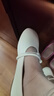達芙妮仙女風(fēng)溫柔單鞋女平底軟底瑪麗珍鞋晚晚鞋女4623101127 米色 34  曬單實(shí)拍圖