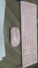 聯(lián)想（lenovo）無(wú)線(xiàn)鍵盤(pán)鼠標套裝 鍵鼠套裝 全尺寸鍵盤(pán) 商務(wù)辦公 USB 適用筆記本臺式機一體機 T221 粉色 曬單實(shí)拍圖