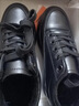 回力瑞【廠(chǎng)牌】黑色內增高女鞋8cm顯瘦顯高真皮厚底鞋子旅游運動(dòng) 黑色【加絨】 39 曬單實(shí)拍圖