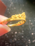周生生 足金愛(ài)情密語(yǔ)皇冠黃金戒指開(kāi)口戒金飾品90227R計價(jià) 3.06克(含工費100元) 曬單實(shí)拍圖