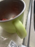 如山兒童牛奶杯刻度家用敞口316L不銹鋼寶寶吸管杯學(xué)飲杯喝水杯子 牛奶杯【熊貓款】帶蓋 260ml 曬單實(shí)拍圖