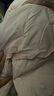 鴨鴨兒童羽絨服洋氣中長(cháng)款大毛領(lǐng)中大童加厚極寒童裝冬季外套WJ 粉色 120 曬單實(shí)拍圖