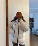 駱駝（CAMEL）戶外羽絨服600蓬男女新款短款厚外套面包服 曬單實(shí)拍圖