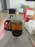 TEAHUE茶杯泡茶玻璃杯套裝涼水綠茶杯家用高硼硅耐高溫水杯子喝水杯 曬單實(shí)拍圖