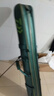 達億瓦（DAIWA）   櫻茄版臺釣帶支架多功能竿包 收納包坐墊漁具包鯽魚(yú)竿包 LT 130-2P-S 牛油果綠（帶支架） 曬單實(shí)拍圖