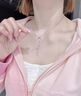 MZMZ四葉草鉑金項鏈女pt950白金時(shí)尚鎖骨鏈情人節生日禮物送女友老婆 全國當/次日達-輕奢四葉草項鏈女 曬單實(shí)拍圖