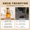 述屋說高硼硅玻璃油壺廚房家用不掛油油瓶醬油醋調(diào)料瓶防漏水油罐600ml 曬單實(shí)拍圖
