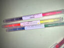 得力（deli）雙頭雙色醒目熒光筆 學(xué)生考試重點(diǎn)標記筆 繪畫(huà)涂鴉手賬筆辦公水性記號筆 3支6色S736 曬單實(shí)拍圖