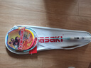 川崎（KAWASAKI）羽毛球拍全碳素單拍5U超輕拍游園驚夢(mèng)藍白（已穿線(xiàn)） 曬單實(shí)拍圖
