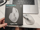 羅技（Logitech）MX Master 4無線藍牙鍵鼠套裝 大師系列雙模8K人體工學多設備切換智能電磁滾輪AI辦公鼠標 MX Master 4淺灰色+大G桌墊 曬單實拍圖