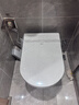 浪鯨（SSWW）衛浴坐便器小戶(hù)型抗菌零壓限制泡沫盾輕音沖一級智能馬桶衛生間 035B小尺寸U型舒適座圈【千次泡沫盾+腳感沖水】 305mm坑距 【配件齊全】 曬單實(shí)拍圖
