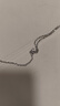 七度（SEVEN DEGREE）999銀項鏈女足銀素鏈裸鏈元寶瓜子鏈滿(mǎn)天星無(wú)吊墜單鏈萬(wàn)能鎖骨鏈 曬單實(shí)拍圖
