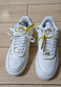 耐克NIKE休閑鞋女AF1空軍一號 AIR FORCE 1運動(dòng)鞋DZ1847-108帆白36 曬單實(shí)拍圖