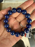 石玥珠寶精品級12-13mm天然青金石手串轉運珠手鏈男女士款 水晶瑪瑙 曬單實(shí)拍圖