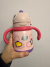 babycare兒童保溫杯大寶寶學(xué)飲吸管水杯水壺霸王龍不銹鋼保溫杯上學(xué) 恐龍把手款+吸嘴-引力洋紅 300ml 曬單實(shí)拍圖
