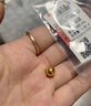 縱橫金業(yè)足金999  黃金轉運珠 金珠子  1克 單顆 散珠 手串diy 1克  轉運珠 曬單實(shí)拍圖
