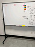 BBNEW 90*120cm雙面白板寫(xiě)字板支架式可移動(dòng)升降翻轉穩固書(shū)寫(xiě)板會(huì )議辦公家用教學(xué)兒童磁性黑板NEWV90120 曬單實(shí)拍圖