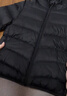 鴨鴨兒童輕薄羽絨服男女童短款連帽保暖秋冬季小童中大童裝外套KX 曬單實(shí)拍圖