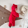 G.duck嬰幼兒連體衣羽絨服冬裝寶寶加厚外出抱衣小月齡爬服冬季哈衣保暖 紅色羽絨服 66 cm 曬單實(shí)拍圖