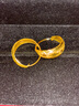 周大福 車(chē)花蛇肚黃金耳環(huán)(工費160)約3.90g EOF1482 曬單實(shí)拍圖