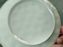 奶油風(fēng)盤(pán)子菜盤(pán)家用碗盤(pán)餐具高級(jí)感碗碟餐具套裝餐盤(pán)碗碟子釉下彩 7英寸飯盤(pán)混色2只裝 曬單實(shí)拍圖