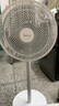 美的（Midea）電風(fēng)扇家用7葉落地扇搖頭電風(fēng)扇循臥室宿舍輕音風(fēng)扇臺式桌面小型風(fēng)扇臺地兩用升級款 白色丨7葉臺地兩用 曬單實(shí)拍圖