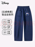 迪士尼兒童褲子女童春秋季運動(dòng)休閑褲中大童闊腿褲裝 ZF39253霧灰  160 曬單實(shí)拍圖