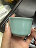 雅瓷[中秋禮物]汝窯陶瓷茶水分離杯家用帶蓋帶中漏辦公室泡茶杯同心杯 汝窯同心杯290ml1只 曬單實(shí)拍圖