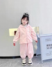 G.DUCKKIDS小黃鴨童裝女童春裝運動(dòng)套裝兒童開(kāi)衫衛衣兩件套女寶寶春秋款衣服 粉色套裝 120 (建議105-115cm 4-5.2周歲) 曬單實(shí)拍圖