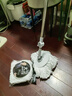 大衛旋轉拖把36cm桿伸縮99-127cm 2頭加厚拖布  D10雙驅動(dòng)免手洗 曬單實(shí)拍圖