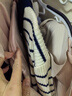 森馬（Semir）針織開(kāi)衫女短款海軍領(lǐng)溫柔系春2025寬松條紋衫少女感109125106003 曬單實(shí)拍圖