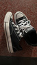 匡威（Converse）官方 1970S男女雙鞋帶低幫運(yùn)動(dòng)休閑板鞋黑色A16577C A16577C 41 曬單實(shí)拍圖