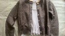 UR【HOT】2025冬季新款女優(yōu)雅氣質(zhì)刺繡花邊針織開(kāi)衫UYU950137 中灰 S 曬單實(shí)拍圖