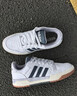 adidas ENTRAP美式校園風(fēng)運動(dòng)少年感復古籃球風(fēng)板鞋男女阿迪達斯 白色/藍色   42 曬單實(shí)拍圖