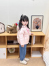 班喜迪【三防】女童羽絨服冬季2025新款兒童冬裝外套寶寶輕薄防寒小童裝 粉色 100 充絨量：32g 曬單實(shí)拍圖
