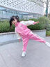 G.duck女童套裝秋冬2025新款女寶寶冬裝外套加絨運動(dòng)洋氣兒童時(shí)髦兩件套 加絨 粉色 120 cm 曬單實(shí)拍圖
