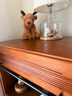可納卷舒斗柜實(shí)木復古伸縮卷簾門(mén)餐邊柜客廳收納中古邊柜子Z 【黃楊木/伸縮卷簾-雅舍色】高斗柜 曬單實(shí)拍圖