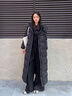 逐雅羽絨服女長(cháng)款到腳踝修身加厚加長(cháng)過(guò)膝紅色超長(cháng)款2025新款300g東北 黑色 XL 適合125-140斤 曬單實(shí)拍圖